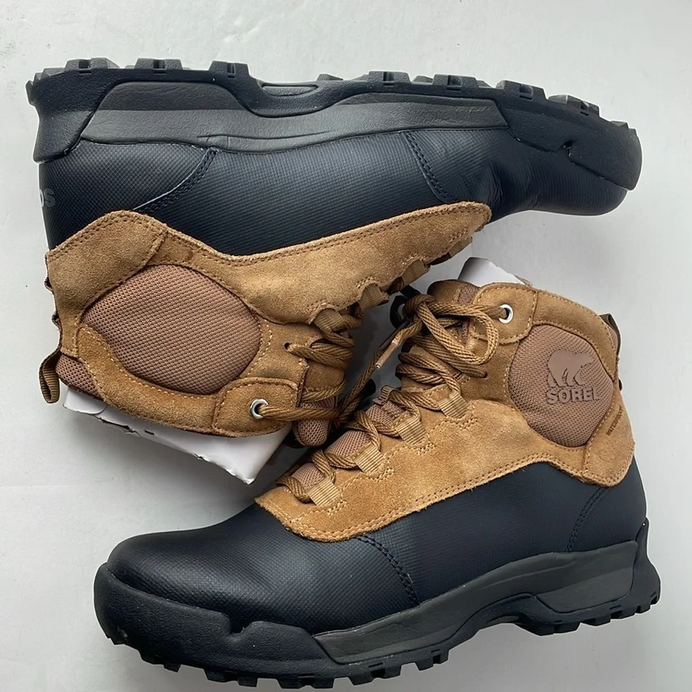 Sorel Buxton Lite Brown Ankle Boots